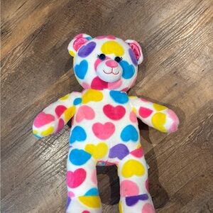 Build-A-Bear Multicolor Heart Teddy